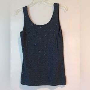 Double D Ranch S Teal Sweater Tank